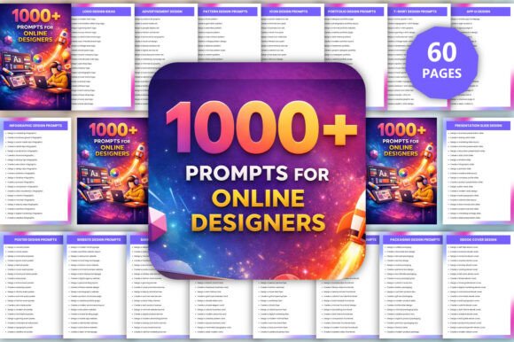 1000 Prompts for Online Designers: Unlock Endless Creative Ideas