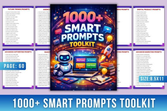 1000 Smart Prompts Toolkit: A Practical Resource for Faster Creative and Business Workflows