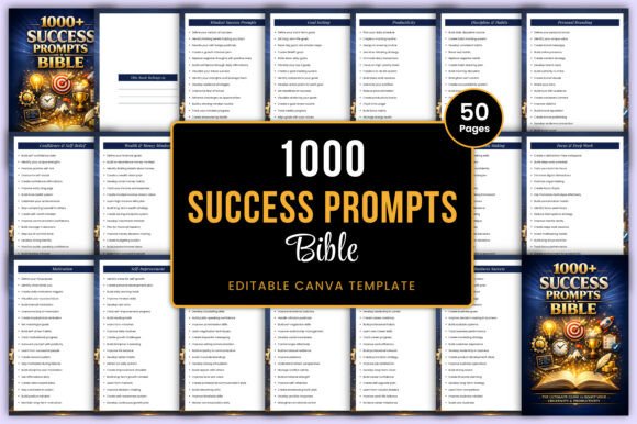 1000 Success Prompts Bible: A Practical Framework for Mindset, Habits, and Productivity