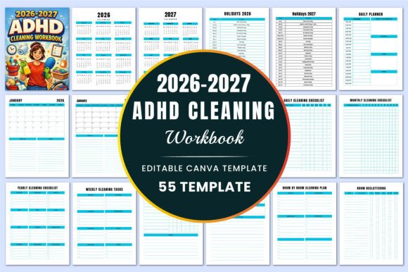2026–2027 ADHD Cleaning Workbook: A Practical Evaluation of Its Structure, Usability, and Real-World Value