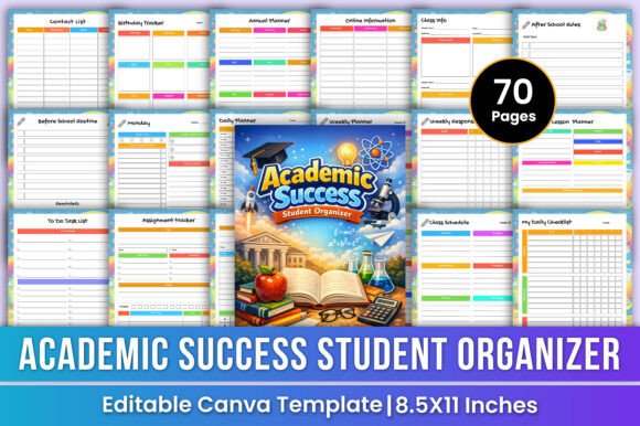 Academic Success Student Organizer Kdp: Your All-in-One Academic Planner