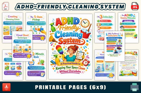 ADHD-Friendly Cleaning System