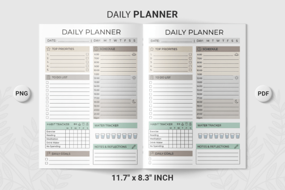 Daily Planner Schedule Habit Tracker Page: A Practical Tool for Structured Days