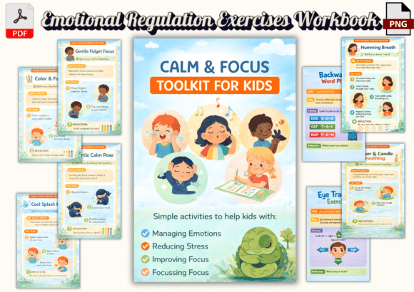 Emotional Regulation Workbook for Kids