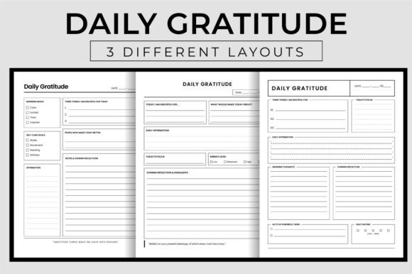 Gratitude Journal Design Assets