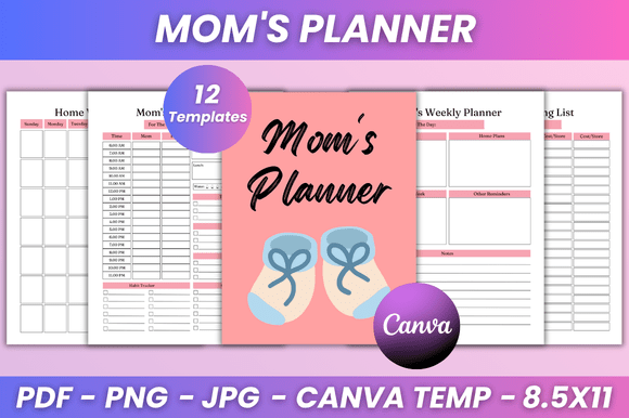 Mom’s Planner KDP Interior: A Practical Tool for Every Busy Mother