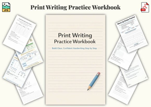 Print Writing Practice Workbook