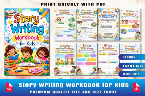 Story Writing Workbook for Kids