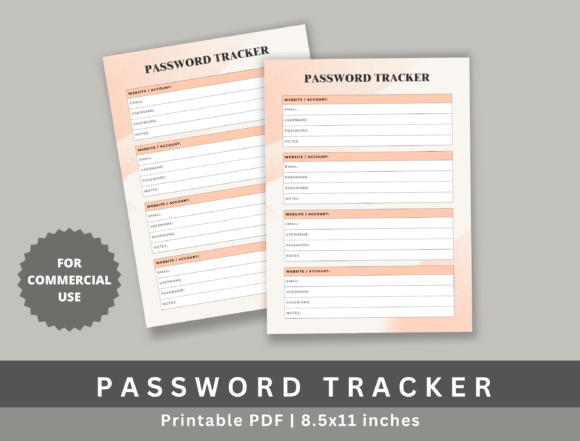 The Essential Password Tracker for KDP: 120 Pages of Organized Security