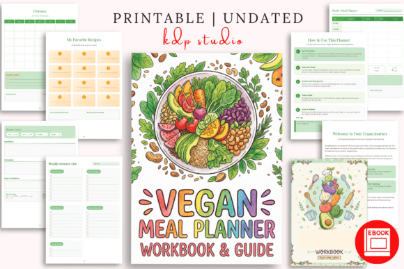 Vegan Meal Planner Workbook